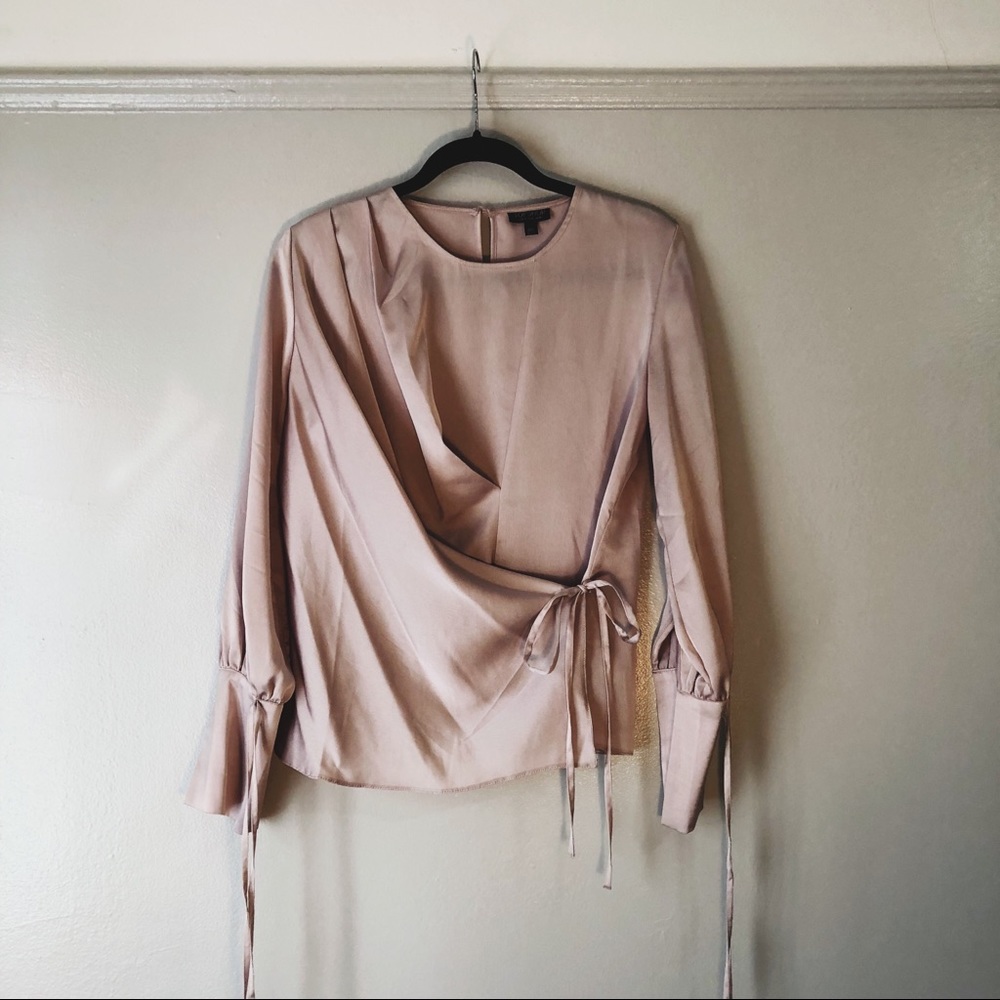 Topshop Wrap Front Blouse NWOT